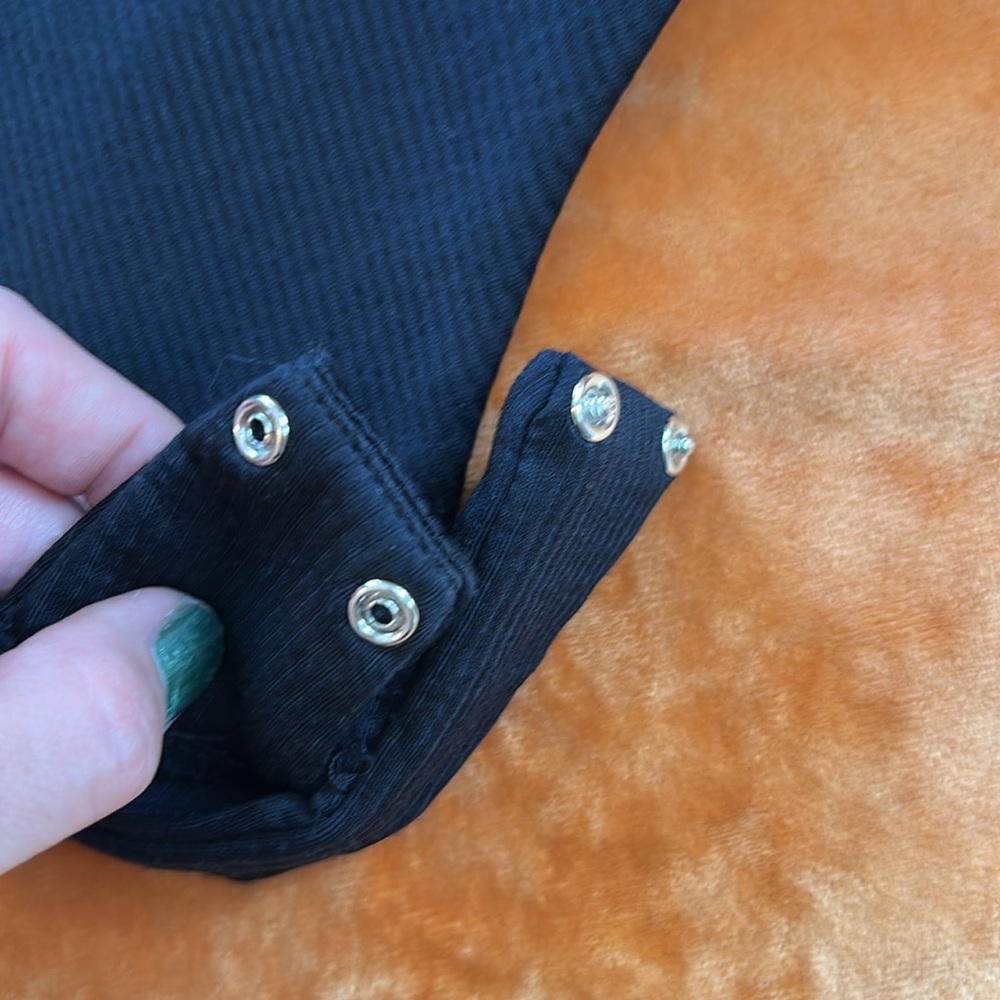 bp Black Ribbed Bodysuit - Picture 3 of 6